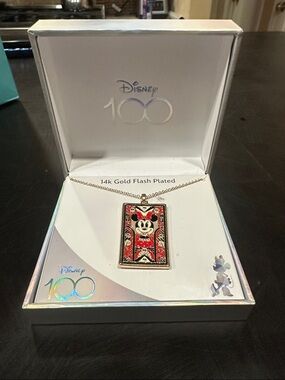 LA Rocks Disney 100 anniversary collection Minnie Mouse Necklace
